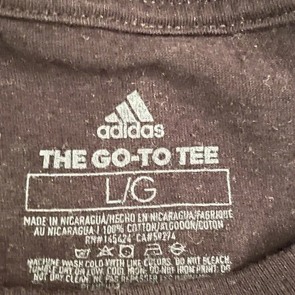 ADIDAS NHL T SHIRT BOSTON BRUINS CHARLIE MCAVOY BLACK SIZE MEN'S L - Picture 5 of 5